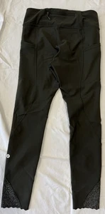 Leggings donna Lululemon 4 stoffa stretta 2 verdi tasca estrema riflettente usati in ottime condizioni - Foto 1 di 15