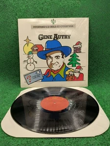 Gene Autry Everyone's A Child At Christmas LP Vinyl 15767 1981 Cellophane NM, NM - Bild 1 von 7
