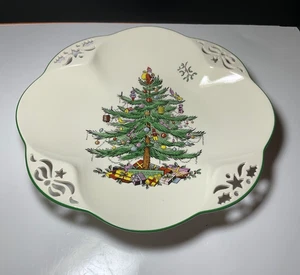 Spode Christmas Tree Large Round Scalloped Dish 2487191 - Picture 1 of 7