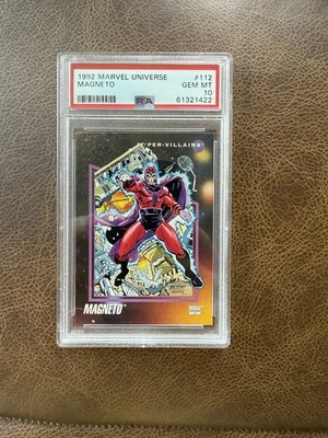 1992 Marvel Universe Magneto #112 GEM MINT 10 - Image 1 of 2
