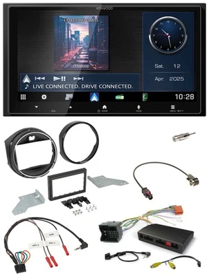 Kenwood Bluetooth 2DIN USB DAB Lenkrad Autoradio für BMW Mini F55/F56 2013-2016 - Bild 1 von 4
