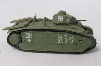小号手 - 法国 B1 bis 'FFI' - 绿色油漆 - 1/72 - 塑料模型坦克 (EX) — 第 1/4 张图片