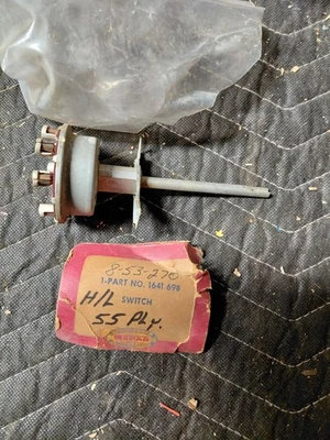 NOS MOPAR 1641698 1955 Plymouth Headlight Switch NOS - Image 1 of 4