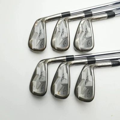 Used TOUR ISSUE Callaway Apex Pro 19 RAW Iron Set / 5 - PW / Stiff Flex - Image 1 of 4
