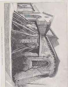 1899 -- KIRCHE SAINT PIERRE DE MONTMARTRE AUSSENANSICHT 3A010 - Bild 1 von 1