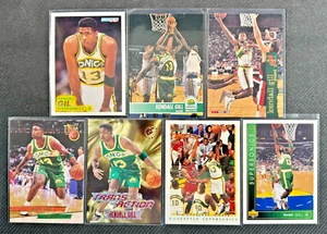 KENDALL GILL ~ 7x NBA Basketball Card Lot [SEATTLE SUPERSONICS] - Picture 1 of 1