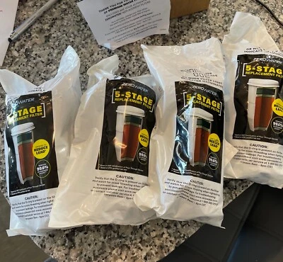 Zero Water ORIGINAL Replacement 5-STAGE Water Filter Lot Of 4 Sealed - Image 1 of 4