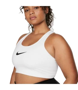 NEW! Nike [3X] Swoosh Bra Women's Yoga/Pickleball Plus Size, White, BQ0973-100 - Picture 1 of 2