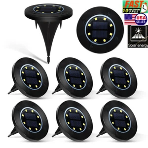 [4-PACK] Outdoor Solar Power LED Ground Lights For  Lawn, Pathway, Garden, Yard - Picture 1 of 14