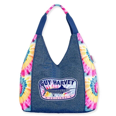 Bolso de Mano Guy Harvey Tie Dye y Denim Foto 1 de 2