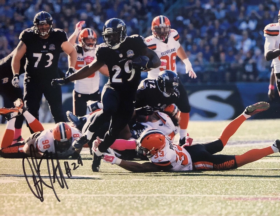 Justin Forsett Signed Autographed Baltimore Ravens 8x10 Photo Coa - Image 1 of 1