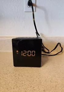 Sony ICF-C1 AM/FM Desktop Alarm Clock Radio Black Digital Cube Free Shipping - Picture 1 of 8