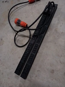 32 Amp PDU Power Distribution Unit 24x C13 Clipsal Circuit Breaker x2 - Picture 1 of 2