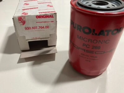 Red Purolator PC260 - 93010776400- Genuine Porsche - Image 1 of 3