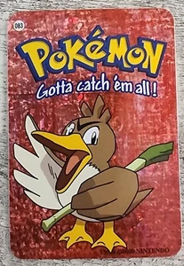 Farfetch'd #083 Pokemon Vintage Vending Prisma Sticker Holo Rare NM/Mint - Bild 1 von 2