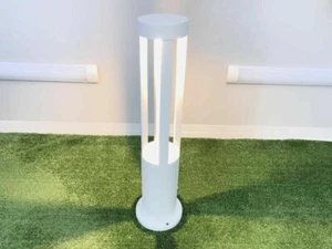 LAMPIONE PER GIARDINO LAMPADA 12W LED ESTERNO IP65 LAMPIONCINO DA TERRA BIANCO - Bild 1 von 4