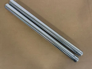 HARLEY DAVIDSON +6 FORK TUBES 41mm 6" OVER STOCK 30 1/4" HARD CHROME custom - Picture 1 of 3