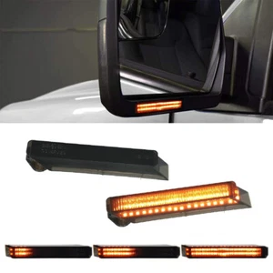 2x Side Mirror Lights 4L3Z13B374AA 4L3Z13B375AA For Ford F-150 Raptor Expedition - Picture 1 of 6