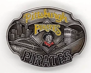 Hebilla de cinturón vintage de los Piratas de Pittsburgh - Imagen 1 de 3