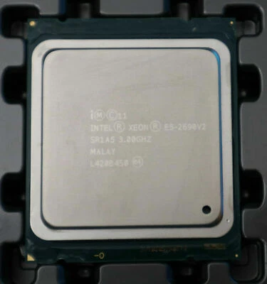 SR1A5 INTEL XEON E5-2690V2 10 CORE 3.00GHz 25M 8 GT/s 130W PROCESSOR E5-2690V2 - Image 1 of 4