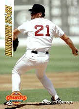 1994 Pinnacle Church's Hometown Stars #13 Roger Clemens Near mint or better