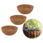 3PCS Round Coconut Fiber for Hanging Basket Coco Liner,Planter Flower Pot