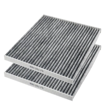 Set of 2 Carbonized Cabin Air Filter For 2011-2015 Kia Sonata Sedona Gmc Terrain Foto 1 de 4