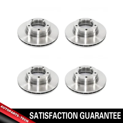 Rotores de freno de disco delanteros y traseros 4 piezas para Chevrolet C4500 Kodiak 2009 Foto 1 de 4