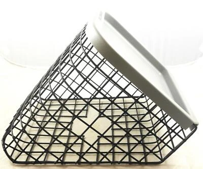 Tri Wheel Walker Wire Mesh Basket with Tray Lid - Image 1 of 4