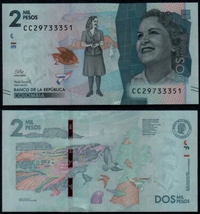 KOLUMBIEN 2000 PESOS (P458) 2022 UNC - Bild 1 von 1