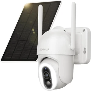 Solar Security Camera Wireless Outdoor with 500-Lumen Super-Bright Led Spotlight - Picture 1 of 12