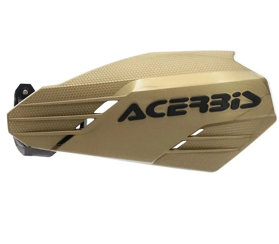 PARAMANI MOTO CROSS ENDURO ACERBIS LINEAR ORO NERO ATTACCO TUTTI I MANUBRI - Immagine 1 di 3