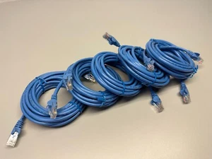 Belkin #26254 CAT 5E Male2Male Cable 14' R7J304 24AWG x5 Lot - Picture 1 of 1