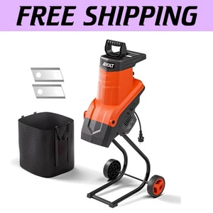 Portable Wood Chipper Shredder with 7-Inch Wheels for Effortless Mobility - Picture 1 of 11