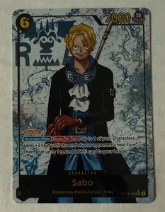One Piece Carrying On His Will Sabo Parallel OP13-120 SEC* segreto raro inglese - Foto 1 di 2