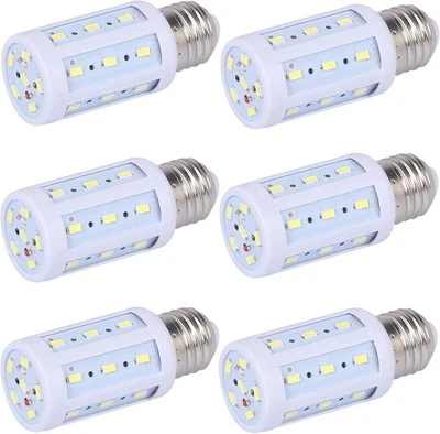 LED Corn Light Bulb 6 Pack 40W Equivalent 6000K Daylight White 550 Lumens - Image 1 of 4