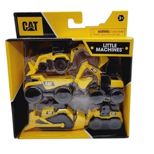 CAT Little Machines Construction Trucks Set 5 NewSealed 2023 Ages 3 And Up - Picture 1 of 5
