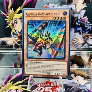 Yugioh Gaga Ganbara Cavaliere DUAD-EN002 Super Rara 1° Edizione Near Mint - Foto 1 di 1