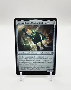 Living Brain, Mechanical Marvel Uncommon MTG Marvel's Spider 167 - Picture 1 of 2