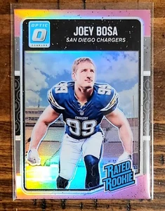 Joey Bosa 2016 Optic Rated Rookie Pink #175 San Diego Chargers - Picture 1 of 2