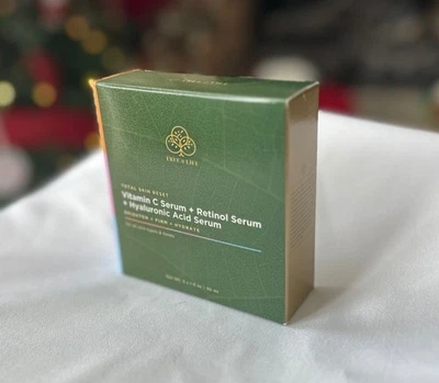 Suero Total Skin Reset Vitamina C + Suero Retinol + Suero Ácido Hialurónico (paquete de 3 Foto 1 de 4