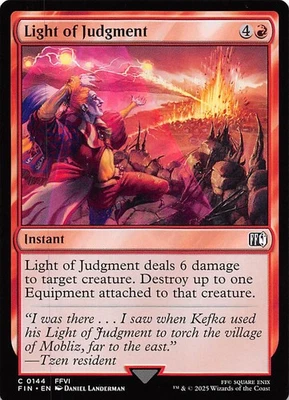 Light of Judgment 144 Final Fantasy Magic the Gathering 004549 - Image 1 of 2