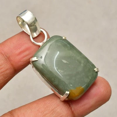 Ciondolo gioiello fatto a mano in argento sterling 925 con pietra preziosa... - Immagine 1 di 4