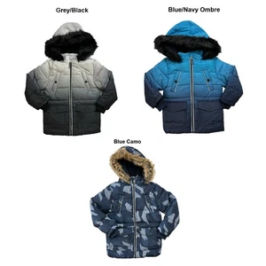 Member's Mark Boy's Wind Resistant Hooded Favorite Puffer Jacket - Picture 1 of 6
