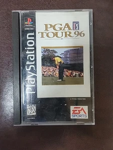 1996 PGA Tour 96 Sony PlayStation PS1 Video Game Long Box Complete w/ Manual CIB - Picture 1 of 5