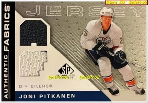 UD SP JUEGO USADO SPGU 2007 JONI PITKANEN NHL EDMONTON OILERS DOBLE JUEGO CAMISETA 2C - Imagen 1 de 2