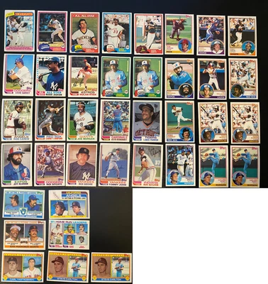 Лот товаров 1980-е Topps Baseball Stars/HoF 39 - Изображение 1 из 4
