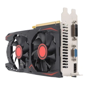 Graphics Card 6GB GDDR5 192BIT Double Fan PCIE 2.0 16X Slot Supports DVI VGA - Picture 1 of 22