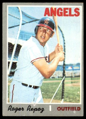 1970 TOPPS ROGER REPOZ CALIFORNIA ANGELS #397 EX - Image 1 of 2