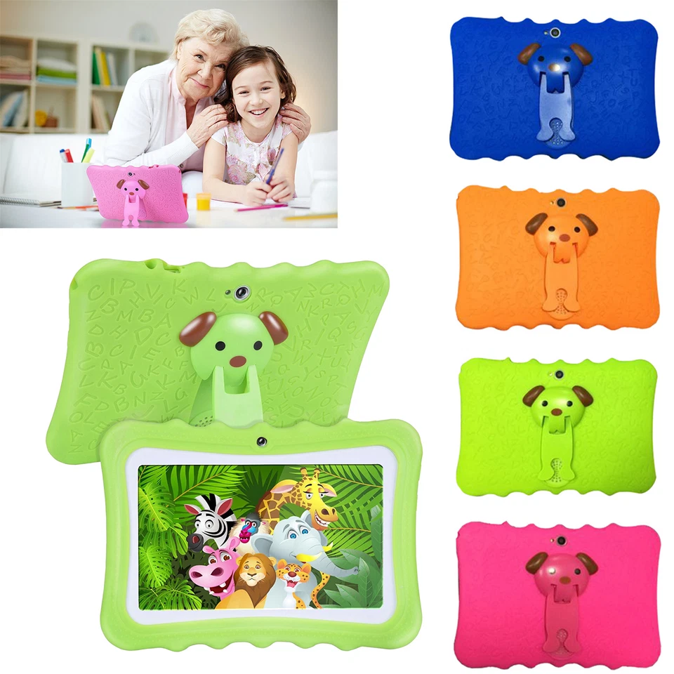 7'inch Children Tablet PC Wifi 8GB Dual Camera for Kids Child Boys Girls Gift - Bild 1 von 4